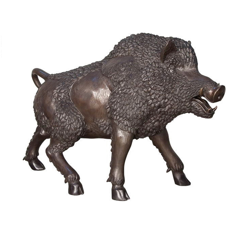 wild boar Life size bronze statues for sale